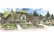 This is a colored image of these Chateau Homeplans.