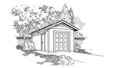 This is a drawing of these storage shed plans.