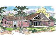 This image shows the Cabin Style of the house plans.