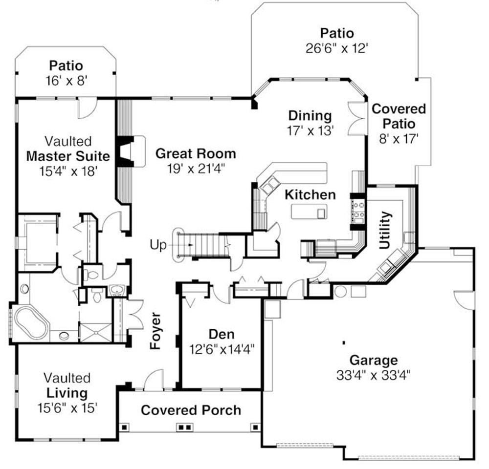 First Floor Floor Plan for Balentine