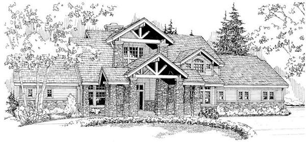 Main Elevation for Timberfield