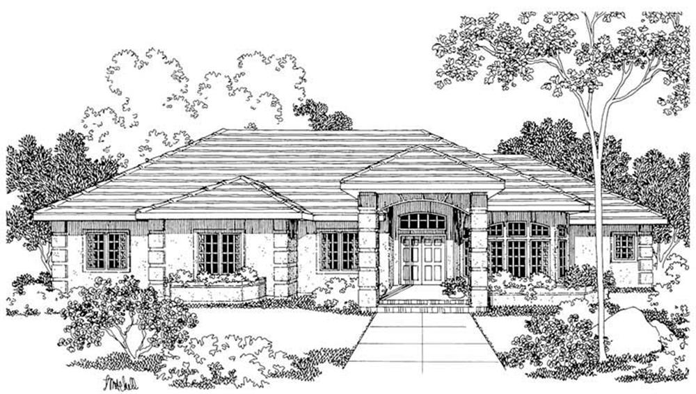 Home Plan Rendering