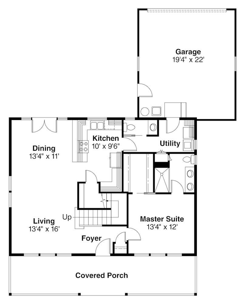 First Floor Floor Plan for Westborough