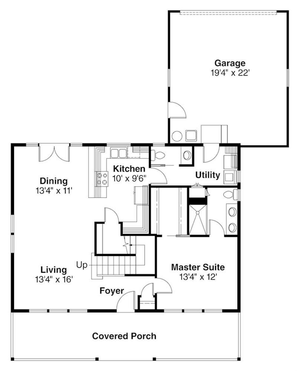 First Floor Floor Plan for Westborough
