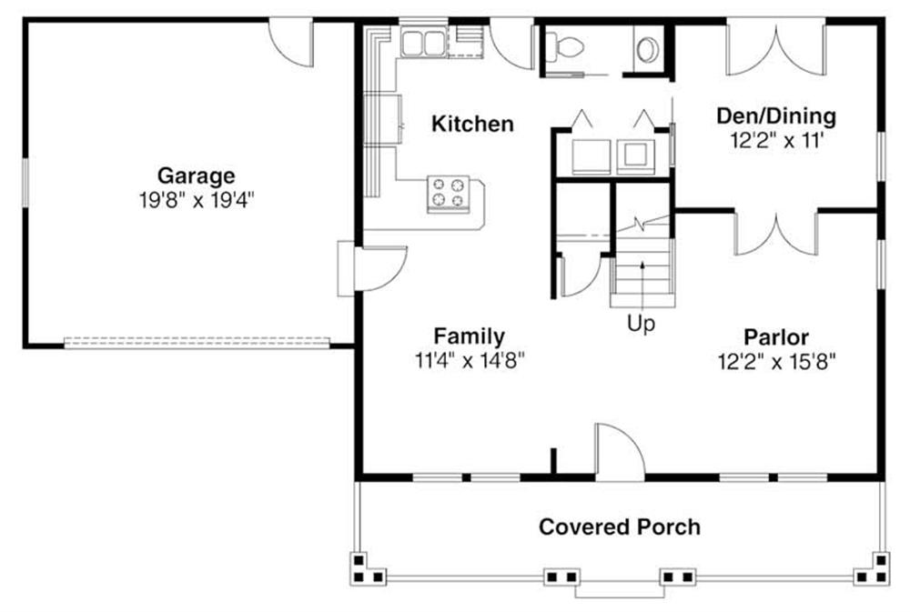 First Floor Floor Plan for Bailey