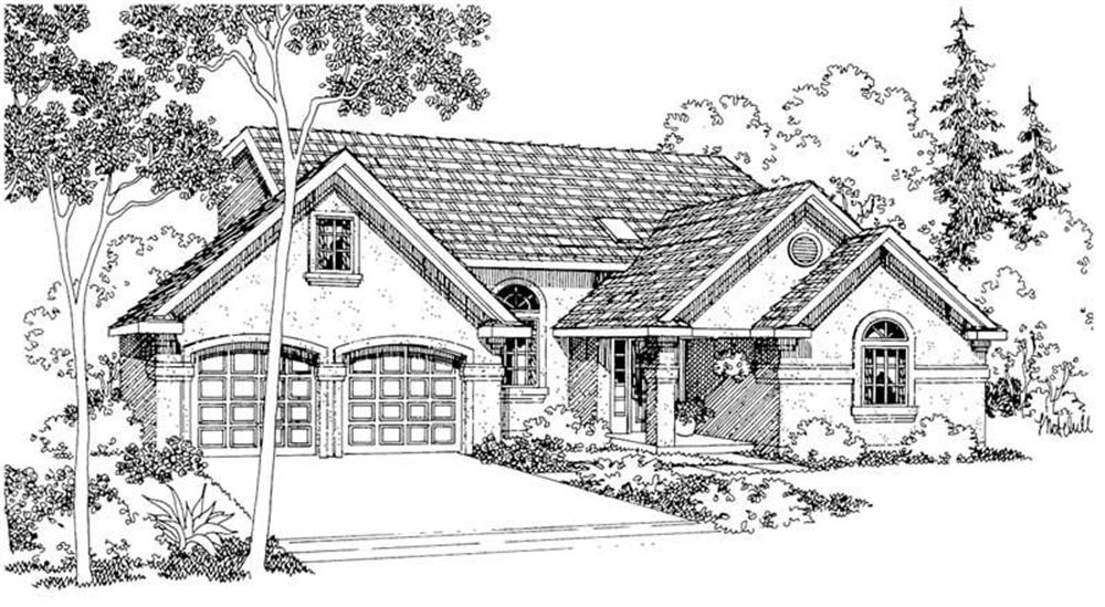 Home Plan Rendering