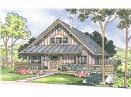 This image shows the Cottage Style for this set of house plans.