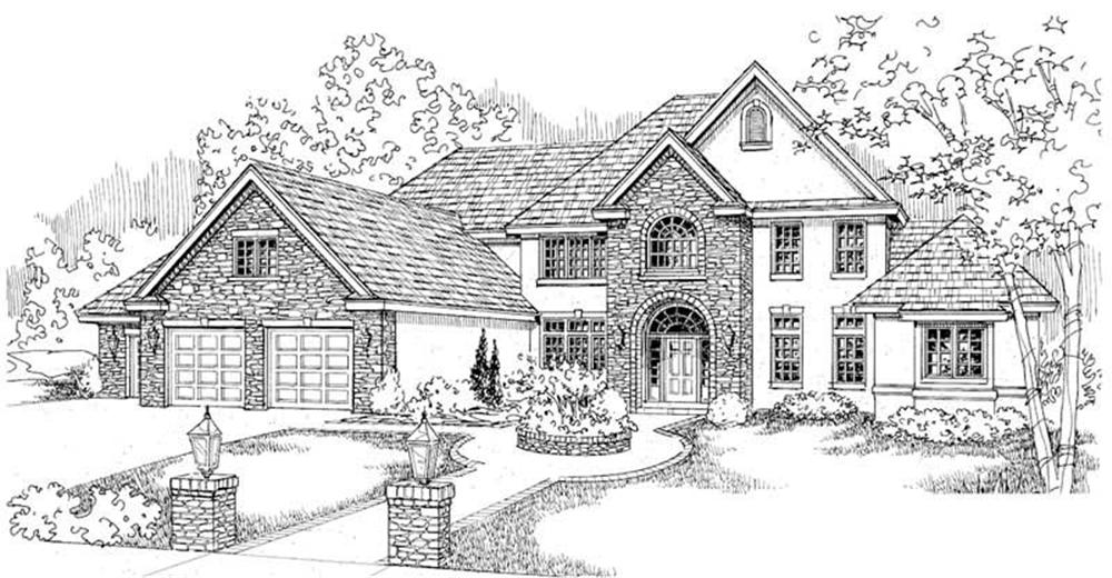 Main Elevation for ADI30-306 Avalon