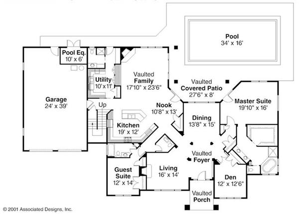 First Floor Floor Plan for Meridian