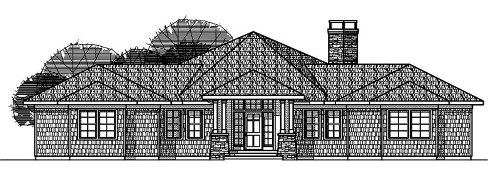 108-1273 house plan front elevation
