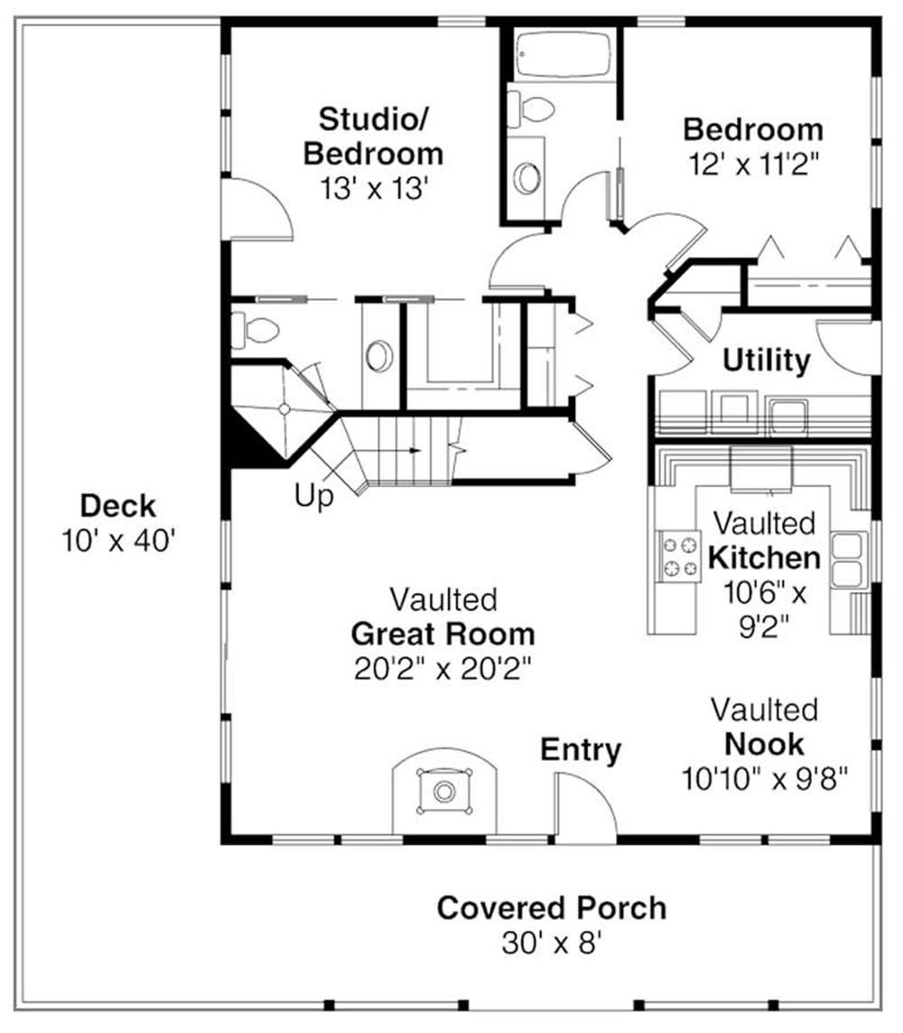 First Floor Floor Plan for Arden