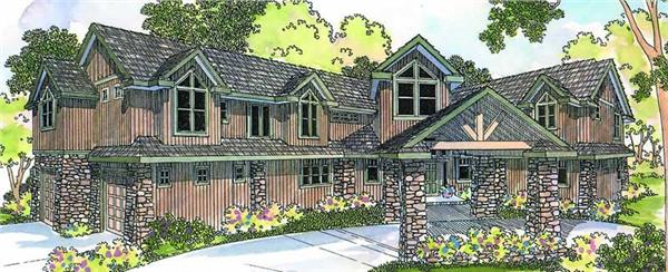 Main image for craftsman house plan # 2957