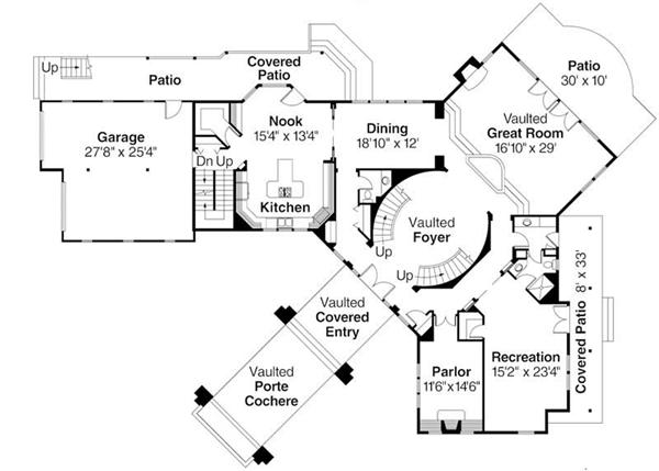 First Floor Floor Plan for Bentonville