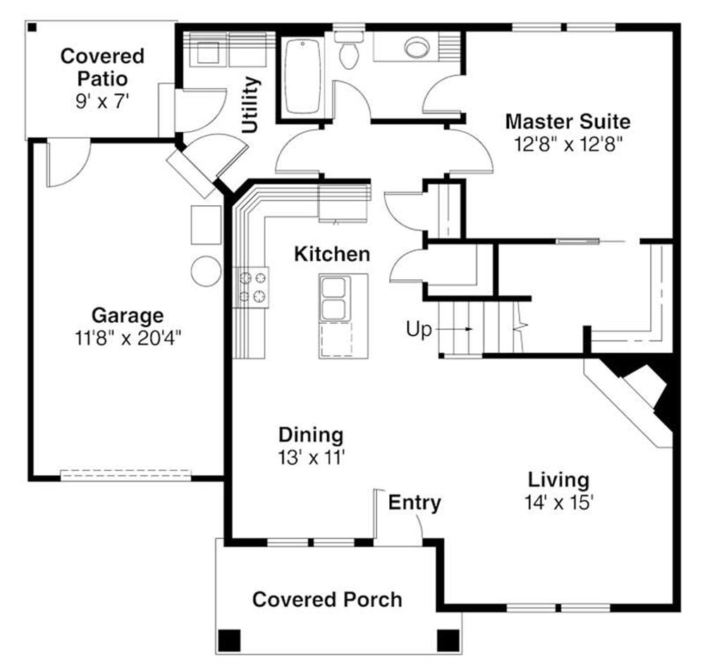 First Floor Floor Plan for Danville