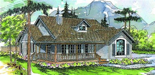 Main image for house plan # 2839