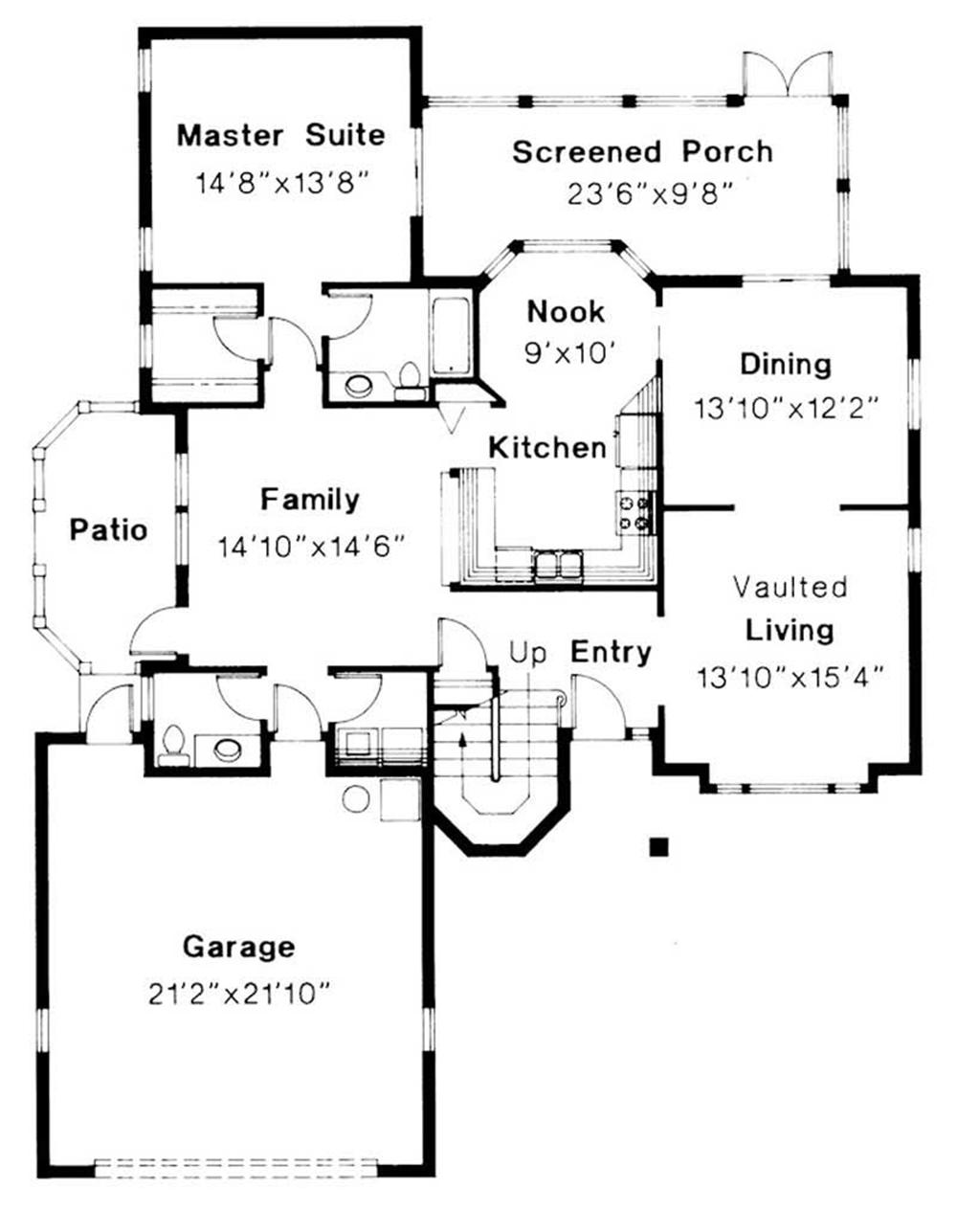 First Floor Floor Plan for Sequoia