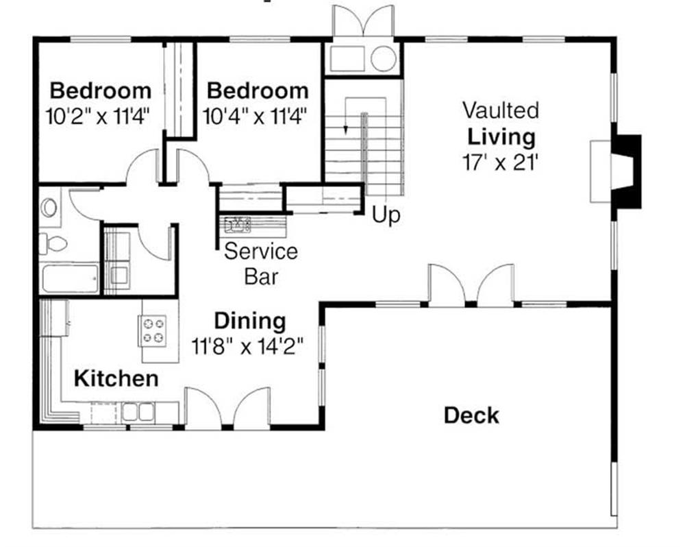 First Floor Floor Plan for Cascade