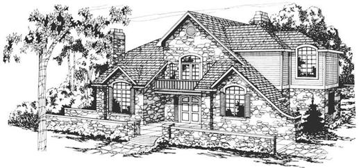 Main image for house plan # 2858