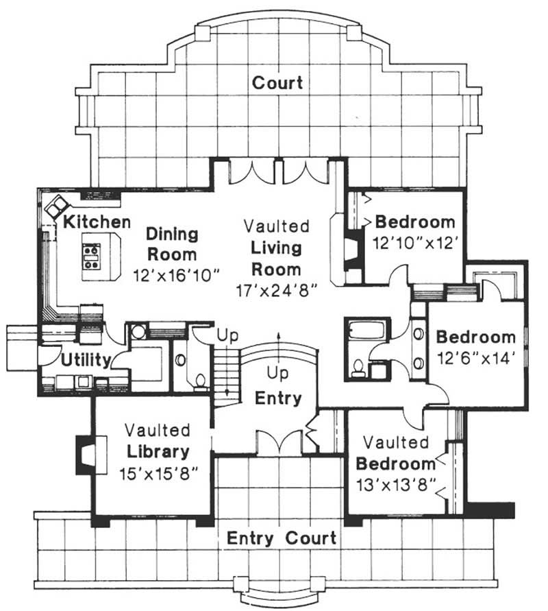 First Floor Floor Plan for Ashton