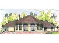 Mediterranean plans color rendering.