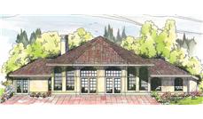 Mediterranean plans color rendering.