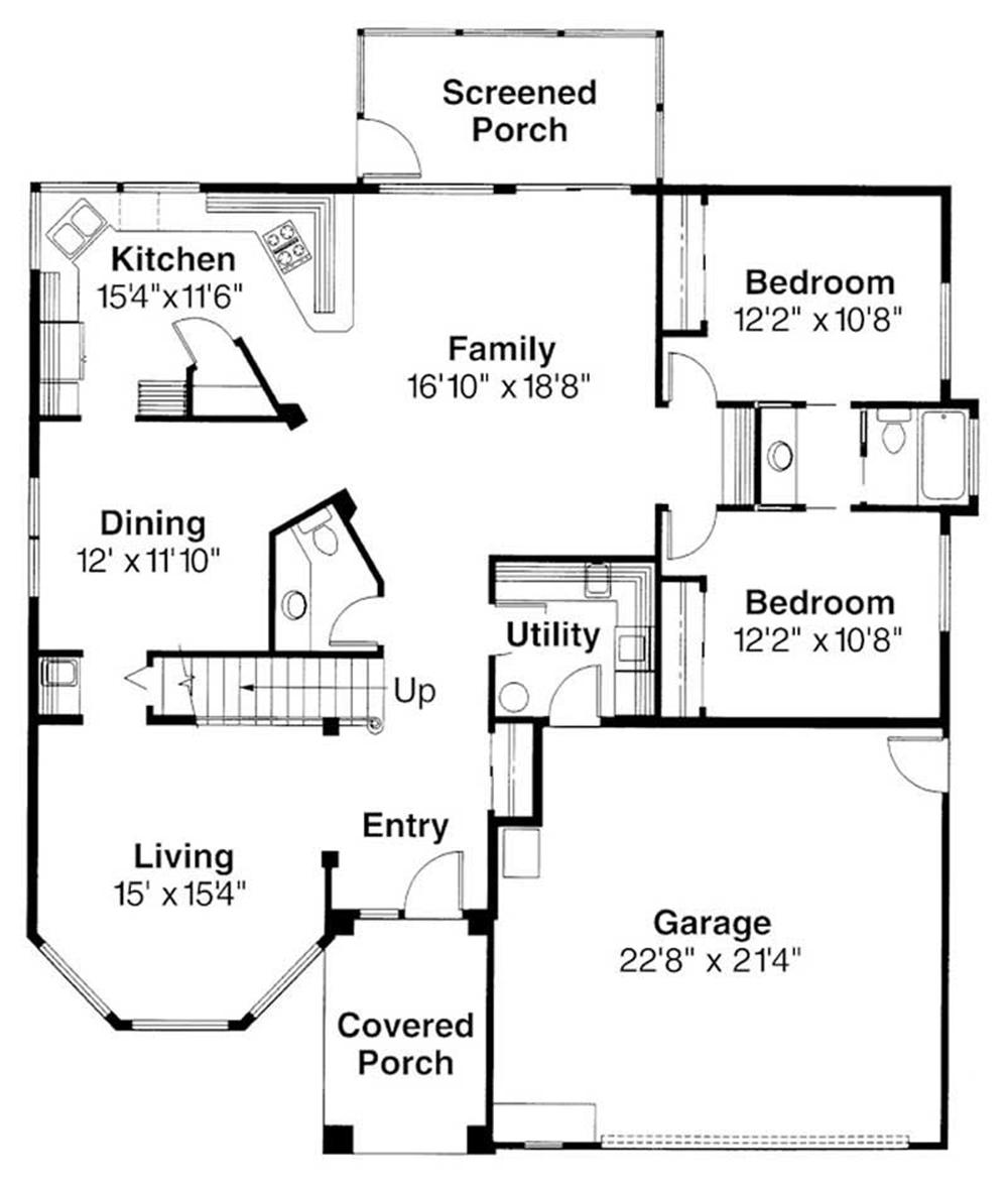 First Floor Floor Plan for Warrington