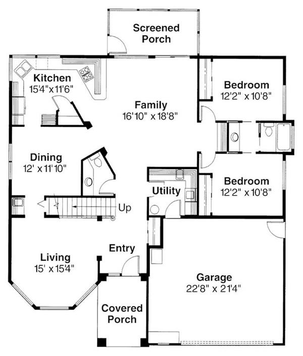 First Floor Floor Plan for Warrington