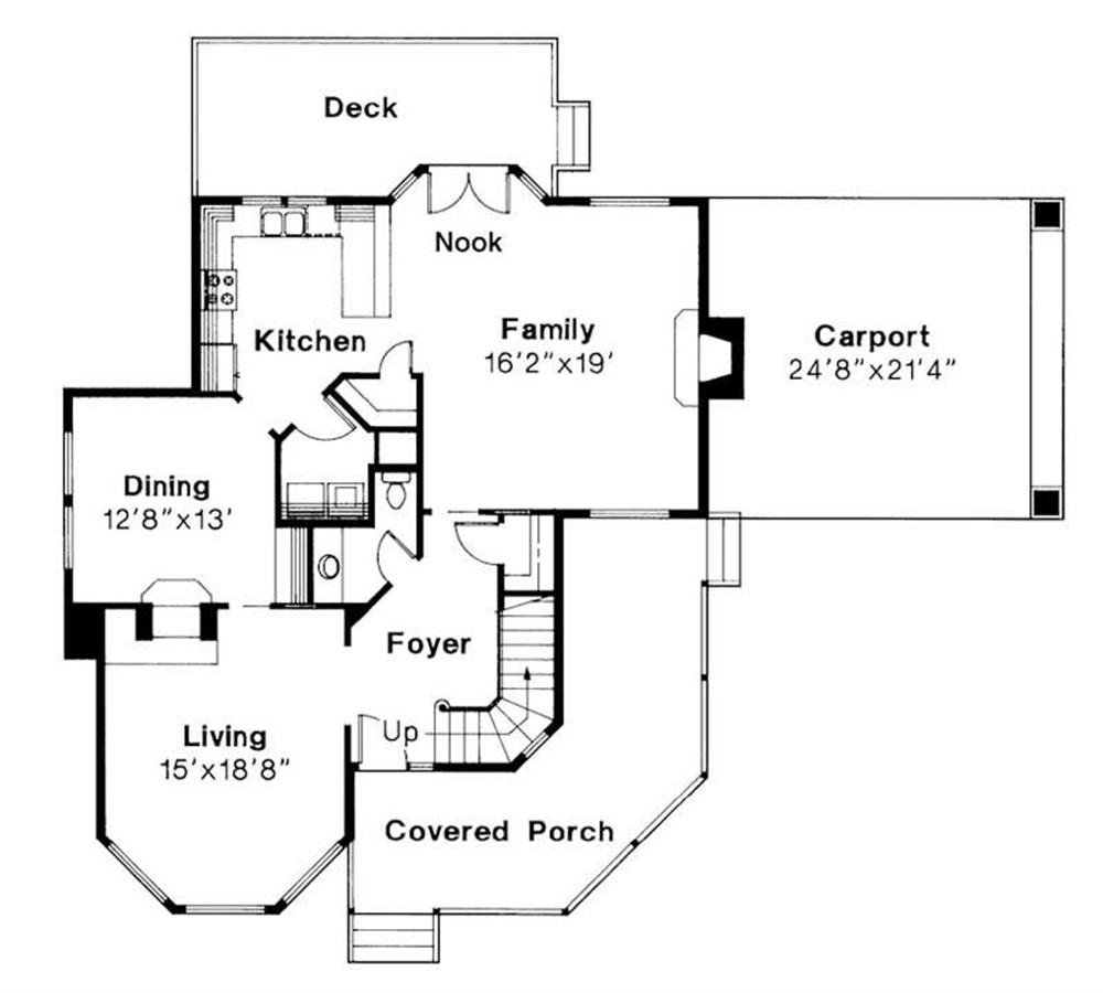 First Floor Floor Plan for Gibson