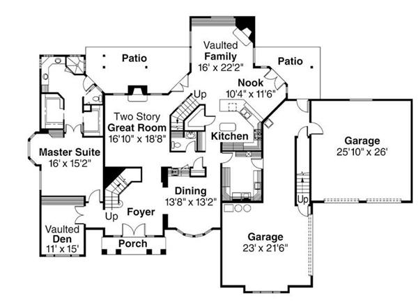 First Floor Floor Plan for Aroland