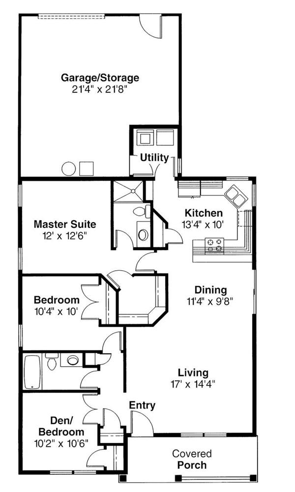 First Floor Floor Plan for Cleveland