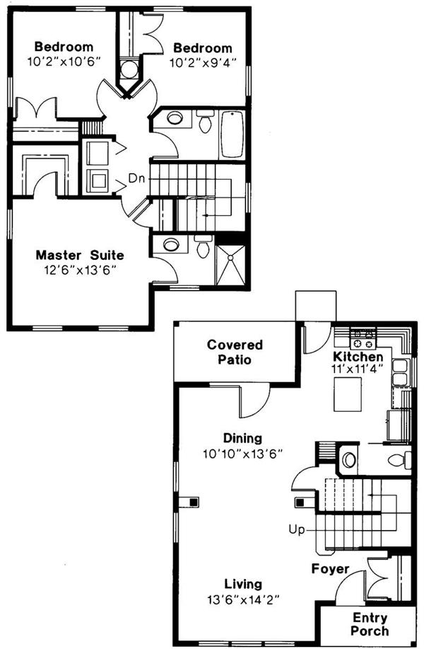 Floor Plans for this set of house plans.