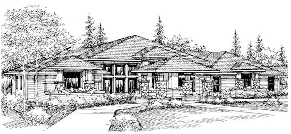 Home Plan Rendering