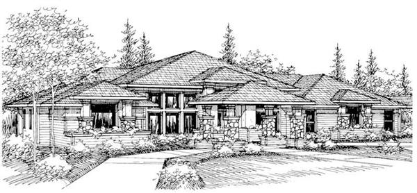 Home Plan Rendering