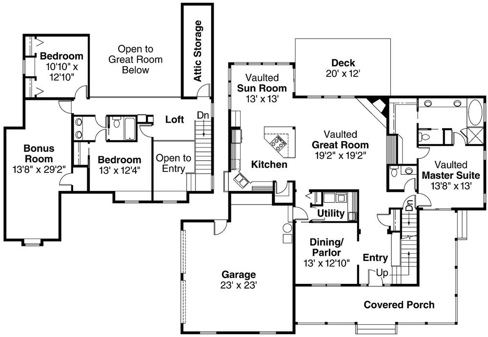 Floor Plan First Story