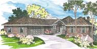 This image shows the traditional style for this set of house plans.