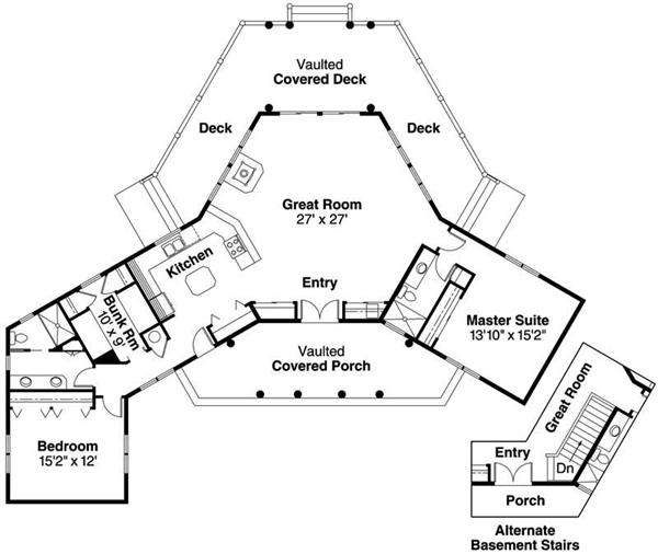 Floor Plans for this set of house plans.