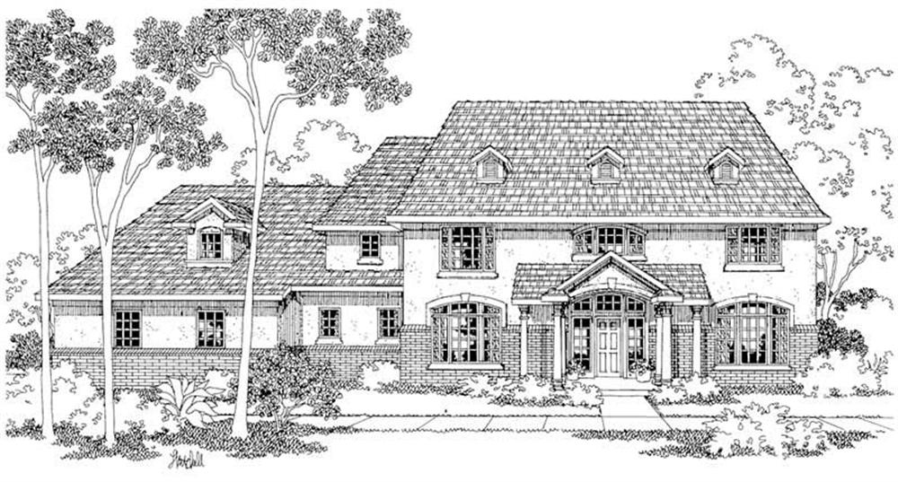Home Plan Rendering