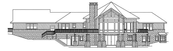 Home Plan Rear Elevation