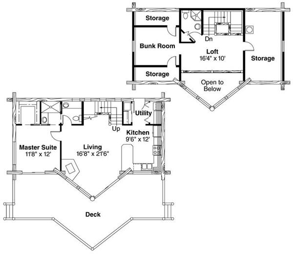 Floor Plans for this set of house plans.