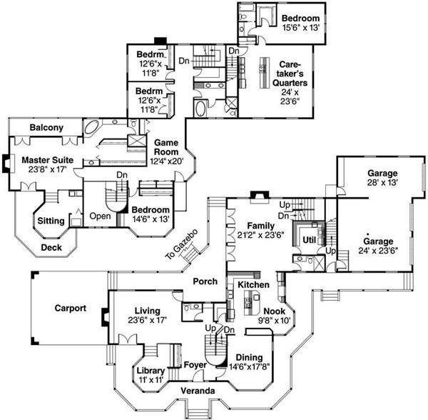 Colonial, Victorian House Plans - Home Design Victorian # 13140