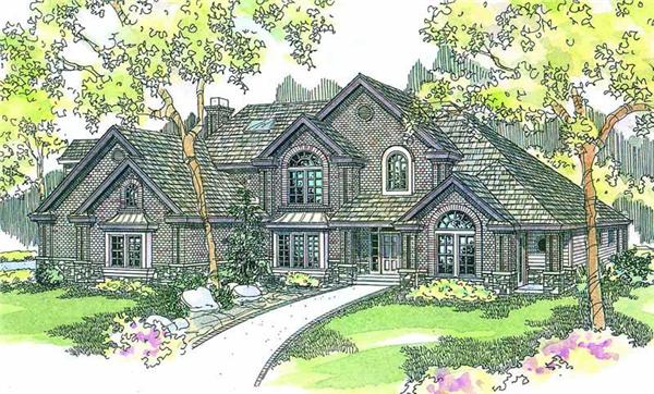 Main image for house plan # 8222