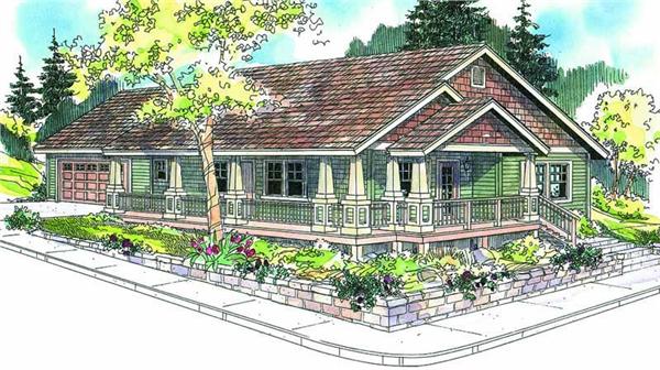Main image for house plan # 21127