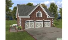 This image shows these Garage House Plans as they truly are, a masterpiece!