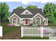 This is a computer rendering of these Country Houseplans.