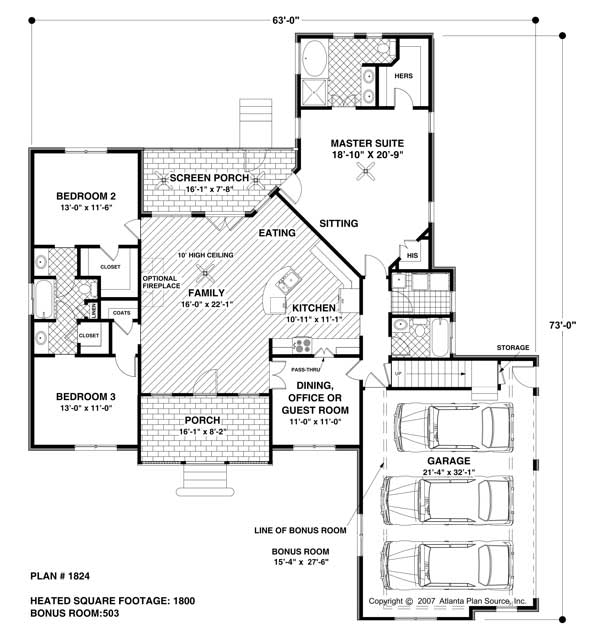 Floor Plan First Story