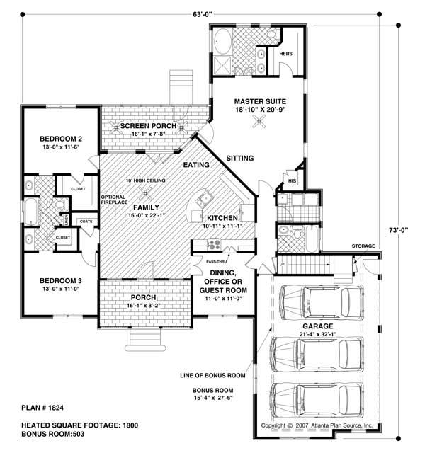 Floor Plan First Story