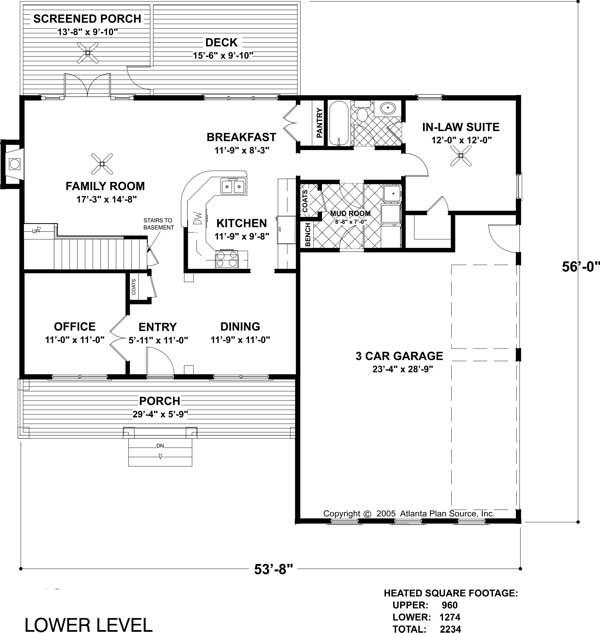 Floor Plan First Story