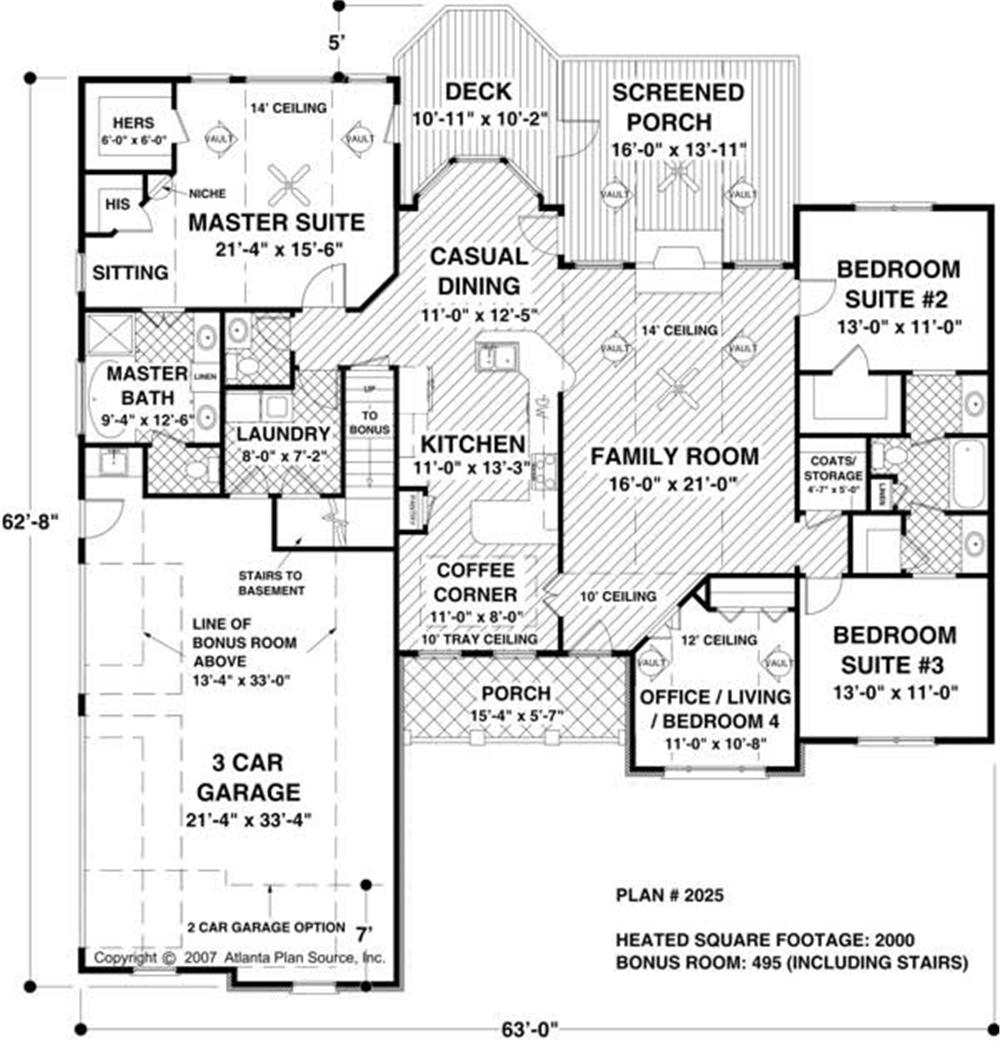 Floor Plan First Story