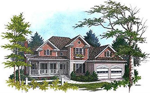109-1173 house plan front elevation