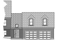 This is the front elevation of these Garage Plans.